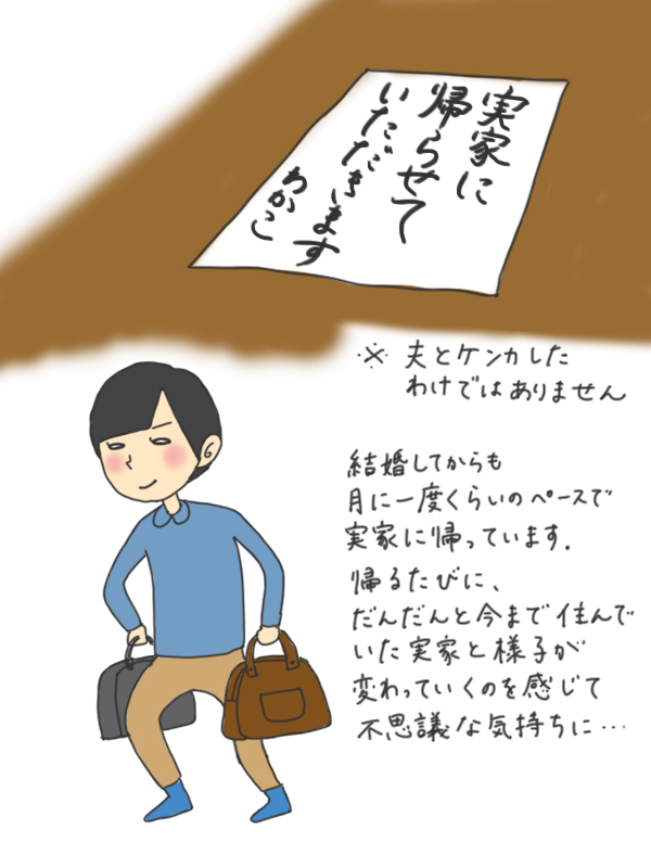 実家に帰らせていただきます 的な 白と色々 実家に帰らせていただきます 的な 白と色々